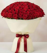 Букет 101 Красная роза Милано в Марфино