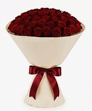 Букет 101 Бордовая роза Блэк Бакарра в Марфино