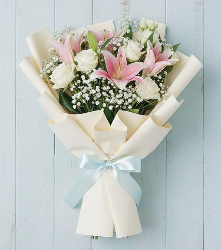 Букет цветов из: Лилии в Марфино