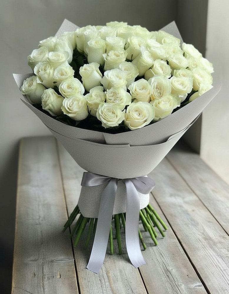 Букет 35 Белых роз в Марфино