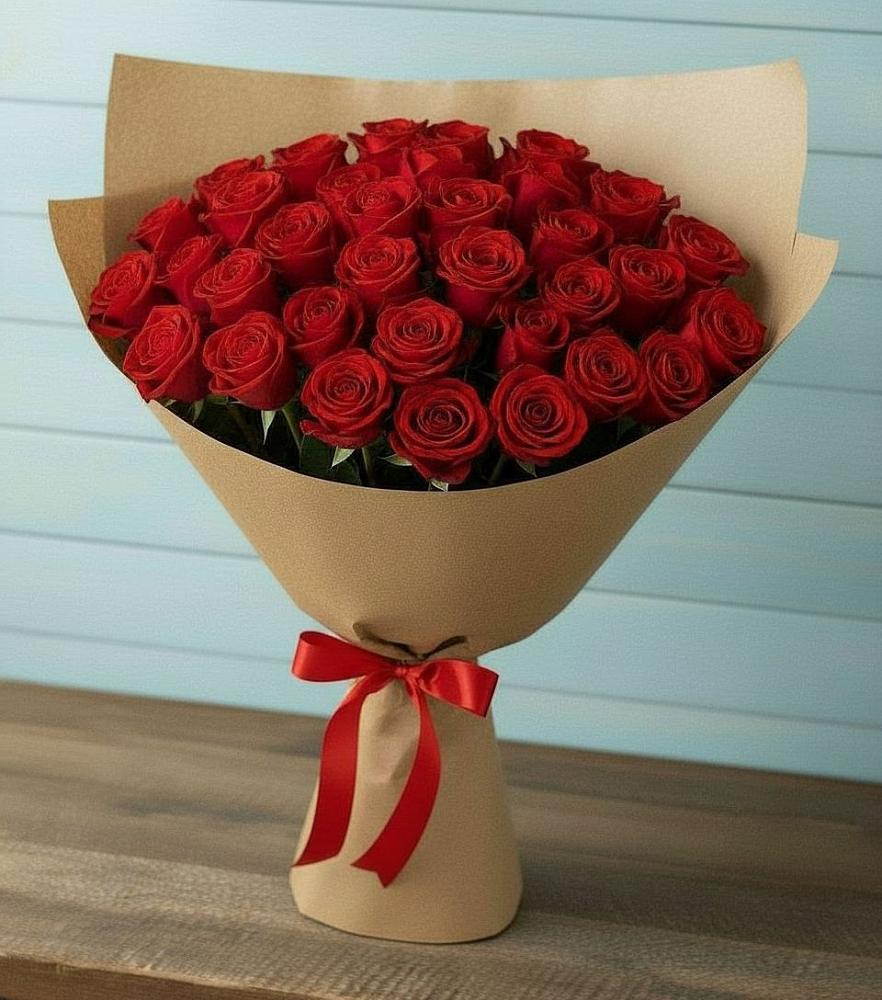 Букет Красные розы Милано в Марфино