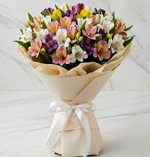 Букет цветов из:  Альстромерии в Марфино