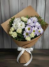 Букет цветов из:  Хризантемы и Розы в Марфино