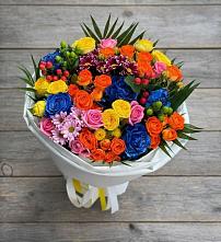 Букет цветов из:  Розы и Хризантемы в Марфино