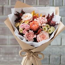 Букет цветов из:  Гвоздики, Хризантемы и Розы в Марфино