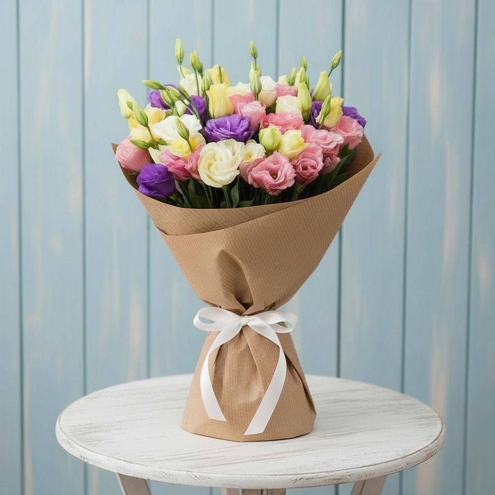 Букет цветов из: Лизиантусы в Марфино