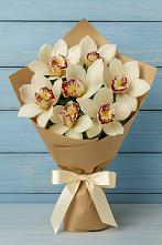 Букет цветов из:  Орхидеи и Розы в Марфино